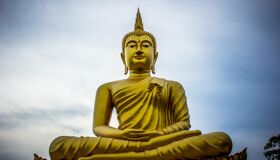 Buddhist Statue Golden Thailand